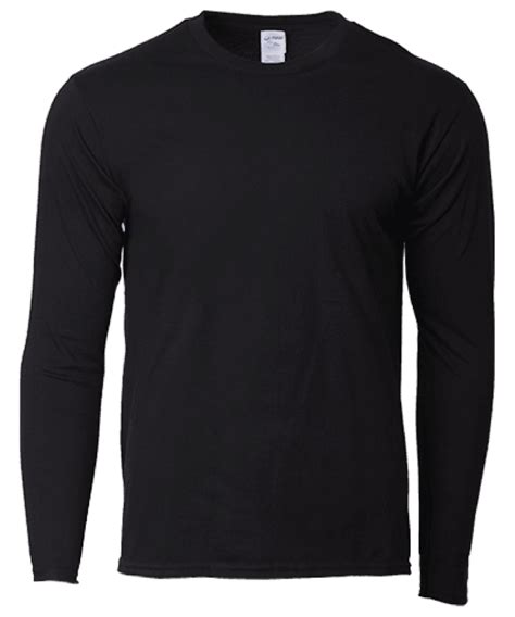 Black Long Sleeve T Shirt Png Free Logo Image