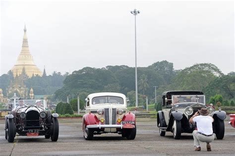 Bangkok Post Classic Cars Hit Myanmar Roads