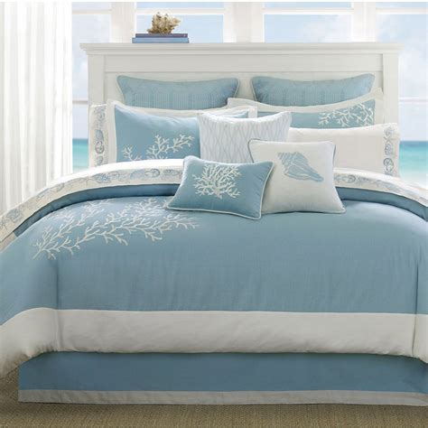 The comforter is available in full/queen and king/california king sizes, while the sham comes in standard, euro, or king sizes, and the set is. Coastline by Harbor House - BeddingSuperStore.com
