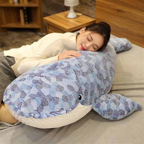 80cm Giant Fantasy Whale Pillow Plush Toys Whale Stuffed Animal