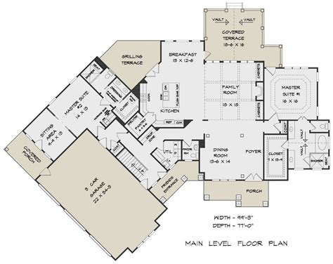 Craftsman Plan 3537 Square Feet 4 Bedrooms 35 Bathrooms 6082
