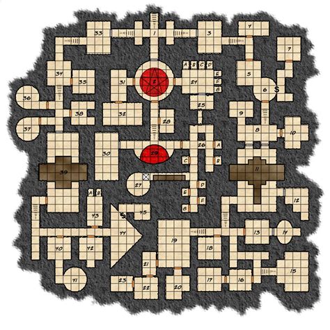 Карта dungeon and dragons
