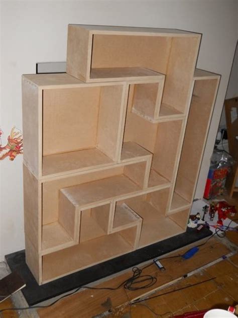 This Guy Created His Own Tetris Themed Shelves And The