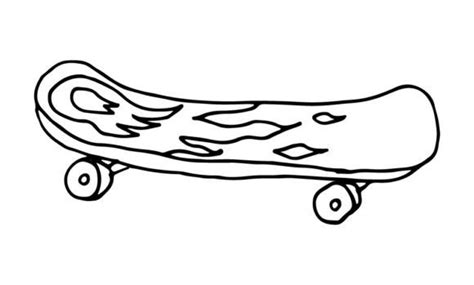 Skate Board Doodles For Coloring Page Graphic By Ningsihagustin426