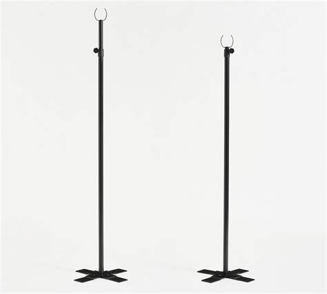Outdoor Standing String Light Posts Set Of 2 Pottery Barn