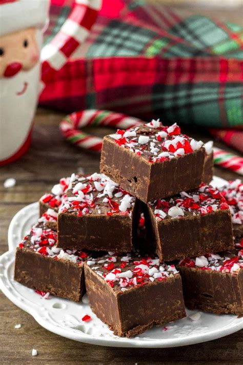 Peppermint Fudge Easy Fudge Recipe