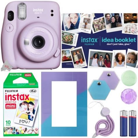 fujifilm instax mini 11 instant film camera bundle lilac purple 1 fred meyer