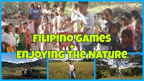 Filipino Games Pabitin At Hampas Palayok Enjoying The View At