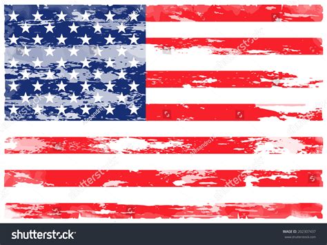 Grunge Usa Flagvector 202307437 Shutterstock