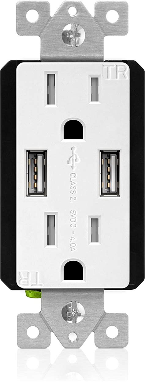 Topgreener Tu2154a W High Speed Wall Charger Electrical Outlet With