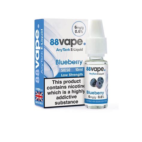 88 Vape Blueberry E Liquid Gq Tobaccos