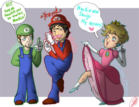 Check out their videos, sign up to chat, and join their community. Jauigi, Markio, and Princess Pewch! by RedRavie on DeviantArt