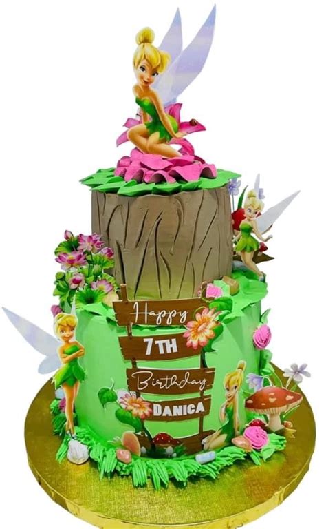 Tinker Bell Cake Tinkerbell Cake Twin Birthday Cakes Tinkerbell