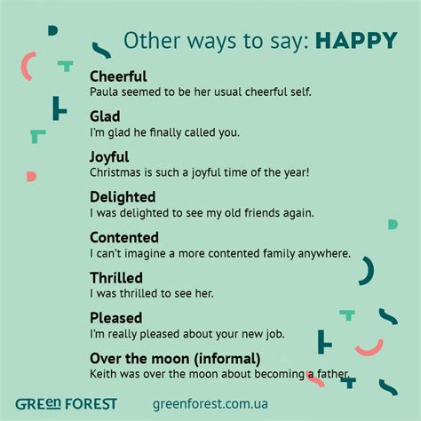 Synonyms To The Word Happy Other Ways To Say Happy English Vinglish