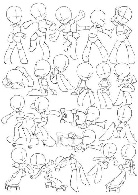 Anime Chibi Poses Made Easy Cutest Chibi References Art Reference Point