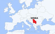 Mapa de Serbia