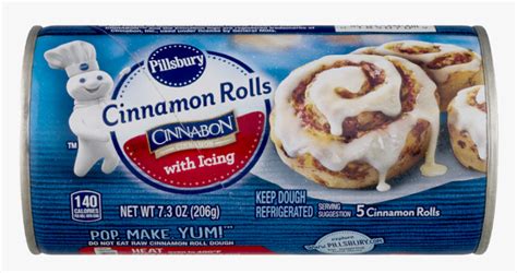 Pillsbury Cinnamon Roll Can Hd Png Download Kindpng