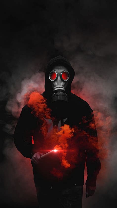 Scary Gas Mask Wallpaper