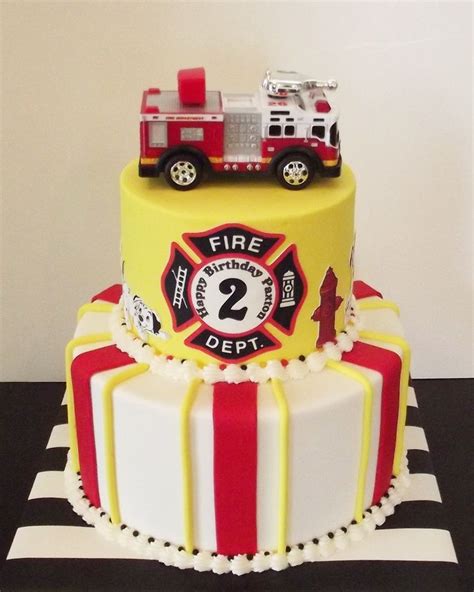 Cookie And Cake Ideas Fireman Cake Fireman Birthday Fire Fighter Cake