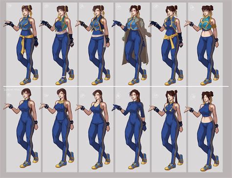 Street Fighter Alpha Unused Chun Li Outfits Jcr Comic Arts