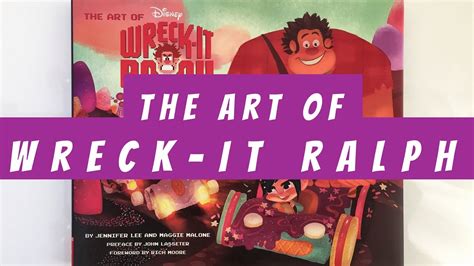 The Art Of Wreck It Ralph Flip Through Disney Artbook Youtube
