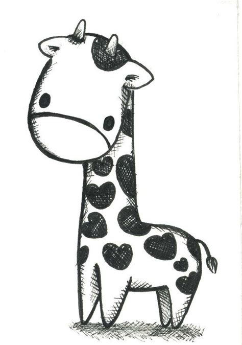Baby Giraffe Baby Animal Drawings Cute Drawings Animal Drawings