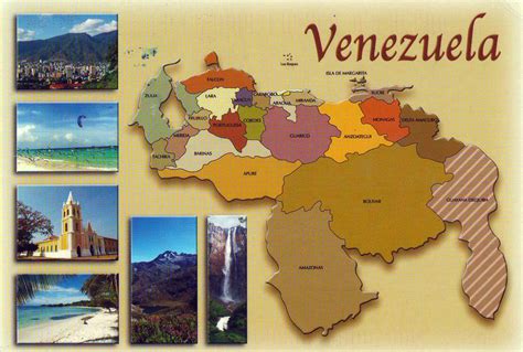 Grande Mapa Administrativo De Venezuela Venezuela América Del Sur