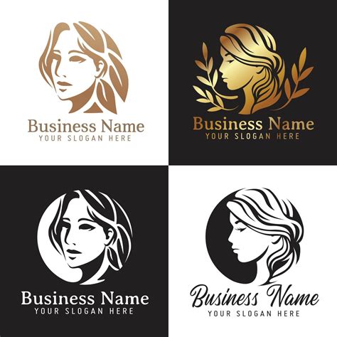 Female Logo Templates Collection Women S Beauty And Fashion Logo