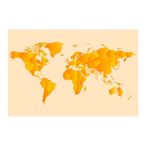 Compartir cualquier lugar, la búsqueda de direcciones, el tiempo, la regla, las ciudades de las listas con las capitales y los centros administrativos de relieve los continentes, países y regiones listas. Painel Adesivo de Parede - Mapa Mundi - Mundo - 1380pnp