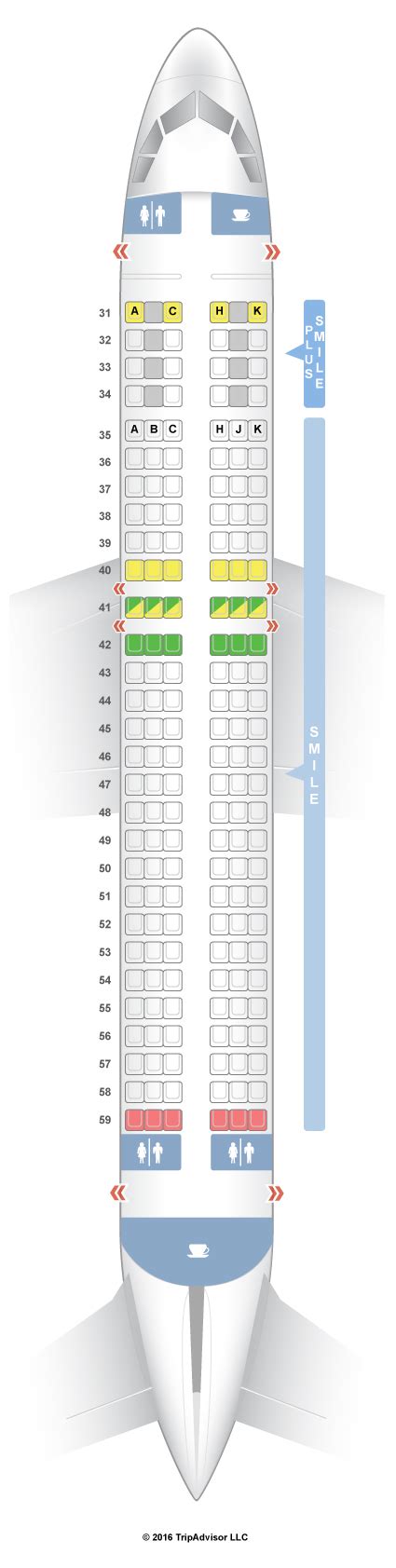 Seatguru Seat Map Thai Airbus A320 320 Hot Sex Picture