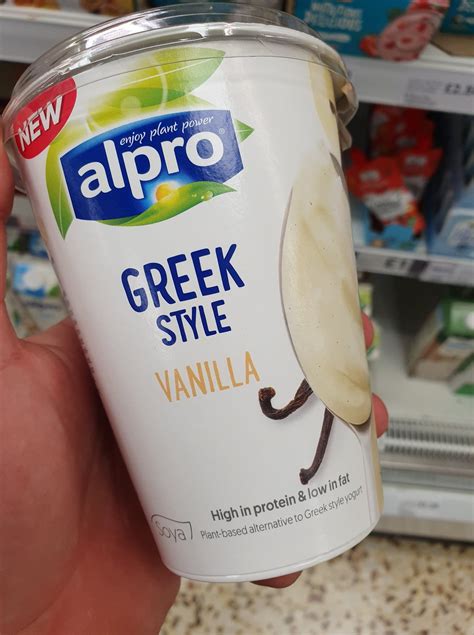 Alpro Greek Style Plain Yoghurt 400g Vegan Food Uk