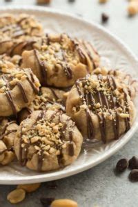 Peanut Butter Turtle Thumbprint Cookies Easy Recipes