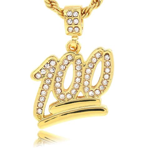 100 Emoji Rope Chain Pendant Blingkingstar Free Shipping