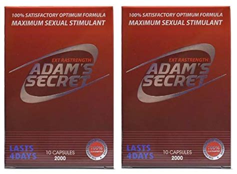 Buy Adams Secret 2000 100 Natural Most Effective Male Performance