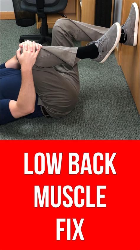 How To Fix Muscle Knots In Your Lower Back And Hips In 2022 Back