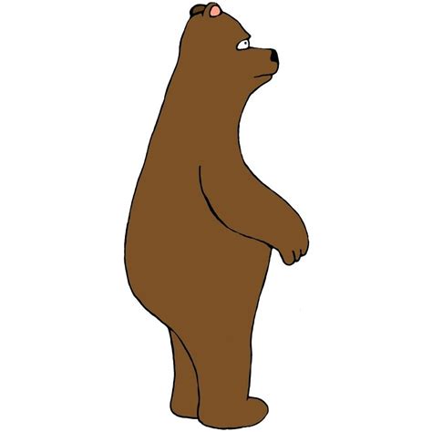 Grizzly Bear Drawing Standing Free Download On Clipartmag