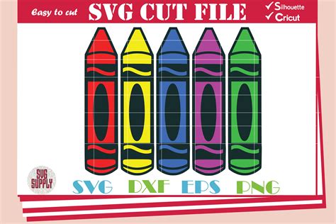Crayon SVG Crayons SVG Cut File