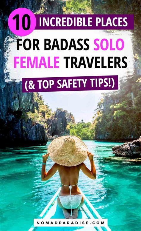 Best Solo Female Travel Destinations 2019 And 2020 Female Travel Solo