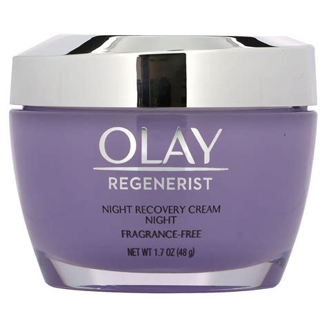 Olay Regenerist Night Recovery Cream Fragrance Free 17 Oz 48 G