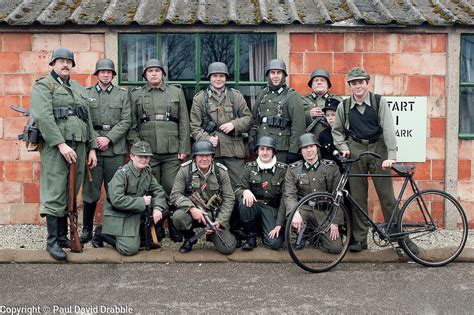 German Panzer Grenadiers Pose For A Group Photograph Freelance