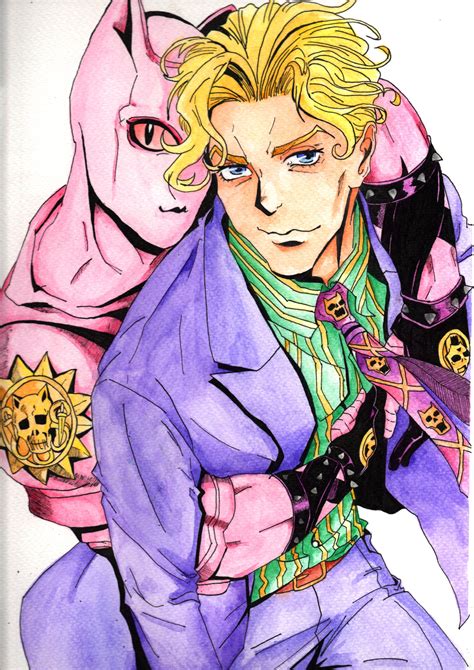 Yoshikage Kira Killer Queen By Ayatesaurio On Deviantart