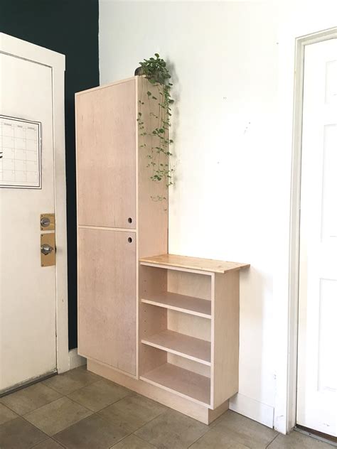 Just Finished This Cabinet For An Awkward Narrow Space In The Kitchen