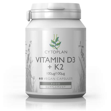 Together, they could be even stronger. Vitamin D3 + K2 (Vegan) 60's: The Natural Dispensary