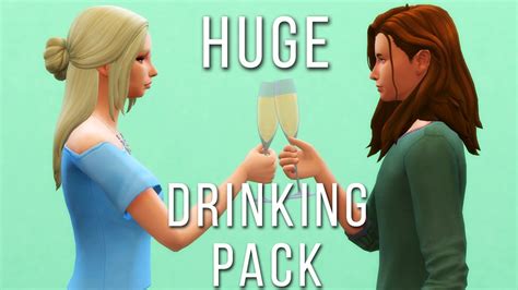 🥂sims 4 Drinking Animation Pack Youtube