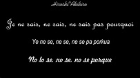 LA SEINE - Vanessa Paradis | Letra, sub Español y pronunciación! - YouTube