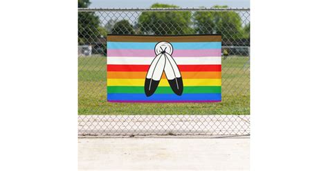 Two Spirit Lgbtq Progress Pride Flag Banner Zazzle