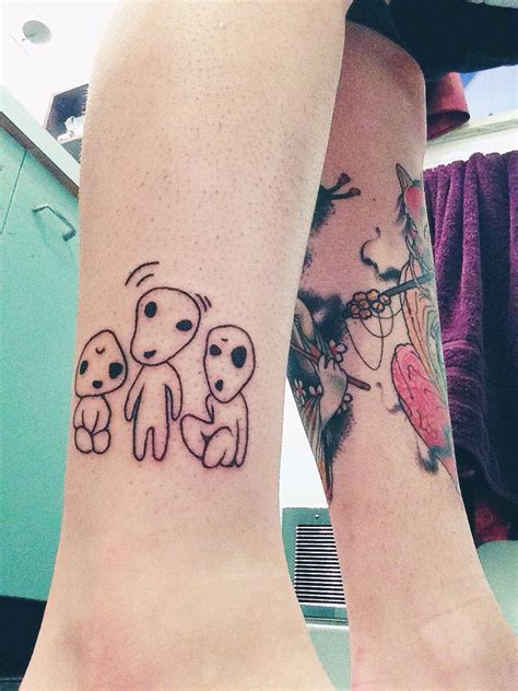 My Kodama Tattoo From Princess Mononoke By Apprentice