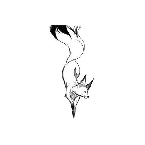 Fox Tattoo Design Liked On Polyvore Featuring Accessories And Body Art