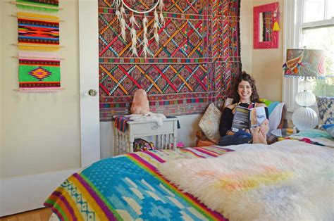 House Tour A Rainbow Boho Apartment In Oakland Apartment Therapy