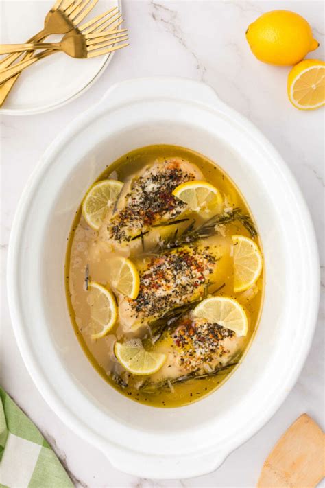 Crockpot Lemon Garlic Butter Chicken Simply Stacie